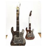 2- GLASS ART GUITARS