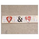ROCK AND ROLL- WALL HANGING