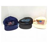 OPERATION DESRR STORM - 3 VINTAGE HATS- ONE NEEDS