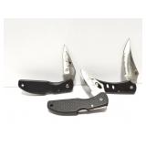 3- FOLDING POCKET KNIVES