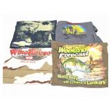 VINTAGE GRAPHIC SHIRTS- 4 EXTRA LARGE- CHEVY, PRO