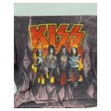 KISS-  VINTAGE BAND SHIRT- PURPLE FLAME- EXTRA