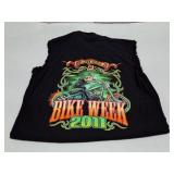 BIKE WEEK- 2011- VINTAGE- BUTTON DOWN- CUT