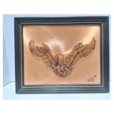 COPPER EAGLE - FRAMED AND SIGNED BY MAKER- BRO.