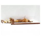 NATIVE AMERICAN DECOR-HAND CARVED WOODEN PEACE