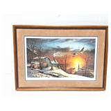 2- MATCHING DUCK ARTWORK- BOTH FRAMED- PREPARED