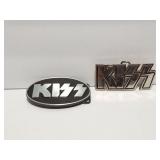 KISS- 2 BELT BUCKLES