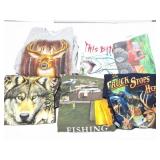 WILDLIFE AND OUTDOOR SHIRTS- LARGE - 6 SHIRTS