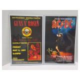 AC/DC AND GUNS AND ROSES - LAMINATED POSTERS