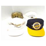 UNIVERSITY OF MICHIGAN- 4 VINTAGE HATS