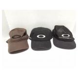 OAKLEY SUNGLASSES- 3 HATS