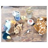 HAND CARVED PELICAN- STUFFED ANIMALS AND MORE