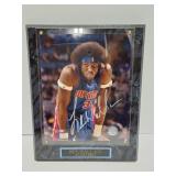 BEN WALLACE - SIGNED PHOTO PLAQUE- DETROIT