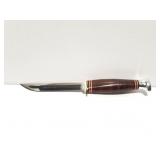 KA- BAR 1226 KNIFE- WITH ORIGINAL BOX AND LEATHER