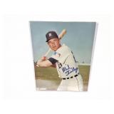 MICKEY STANLEY SIGNED PHOTO- 8 X 10- IN PLASTIC
