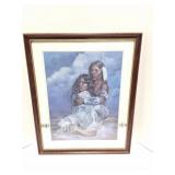 NATIVE AMERICAN- FRAMED ARTWORK