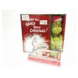 HOW THE GRINCH STOLE CHRISTMAS BOOK AND DOLL AND