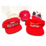DETROIT RED WINGS- 5 REDWINGS HAS - VARIOUS TYPES