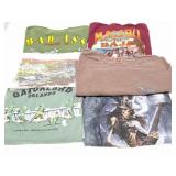 VINTAGE GRAPHIC SHIRTS- 6 LARGE- ASSORTED