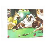 DOGS PLAYING POKER- TIN SIGN