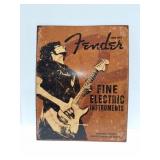 FENDER- TIN SIGN