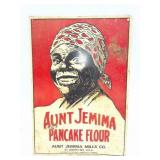 AUNT JEMIMA PANCAKE FLOUR- VINTAGE EMBOSSED TIN