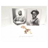 BLACK AMERICANA-2 PHOTOS AND A PRINT-