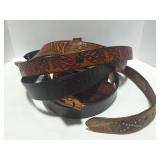 HARLEY DAVIDSON- AND MORE- LEATHER BELTS