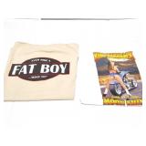 FAT BOY AND RIDE BAREBACK VINTAGE LARGE SHIRTS