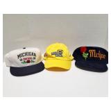 UNIVERSITY OF MICHIGAN-VINTAGE-ROSE BOWL HATS-
