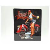 HARLEY DAVIDSON- SOAPY CHICK - TIN SIGN