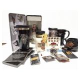 HARLEY DAVIDSON COLLECTION- MUGS - PINS- POCKET