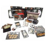 HARLEY DAVIDSON- COLLECTION- PLAYING CARDS, PINS,