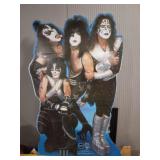 KISS- LARGE CARDBOARD CUTOUT- 1999- APPROXIMATELY