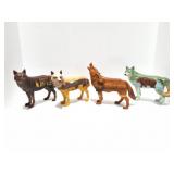 WESTLAND GIFTWARE- 4 WOLVES