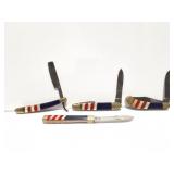 SILVER HORSE STONE WORKS- 4 KNIFE SET