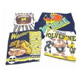 MICHIGAN WOLVERINES- VINTAGE SHIRTS- 4 LARGE