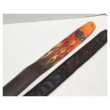 2 NICE ADJUSTABLE GUITAR STRAPS