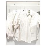 5 VINTAGE MENS BUTTON DOWNS- 17 1/2