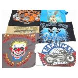 VINTAGE GRAPHIC SHIRTS- 6 LARGE - ASSORTMENT