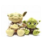 STAR WARS- YODA- 2 STUFFED TOYS