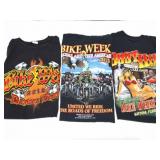 BIKE WEEK- VINTAGE- 3 XL SHIRTS