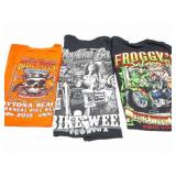 BIKE WEEK- VINTAGE- 3 XL SHIRTS