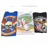 BIKE WEEK- VINTAGE- 3 XL SHIRTS