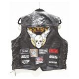 DIAMOND PLATE- BUFFALO LEATHER- VINTAGE- EXTRA