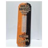 HARLEY DAVIDSON THERMOMETER- TIN- AUTHORIZED