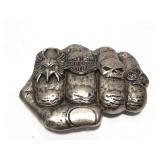HARLEY DAVIDSON- FIST AND KNUCKLES- BELT BUCKLE