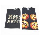 KISS- KISS ARMY AND PUMPKIN - VINTAGE- 2 LARGE