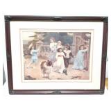 FRAMED PRINT- VERY NICE FRAME