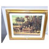 THE COTTON WAGON-PRINT- IN A VERY NICE FRAME